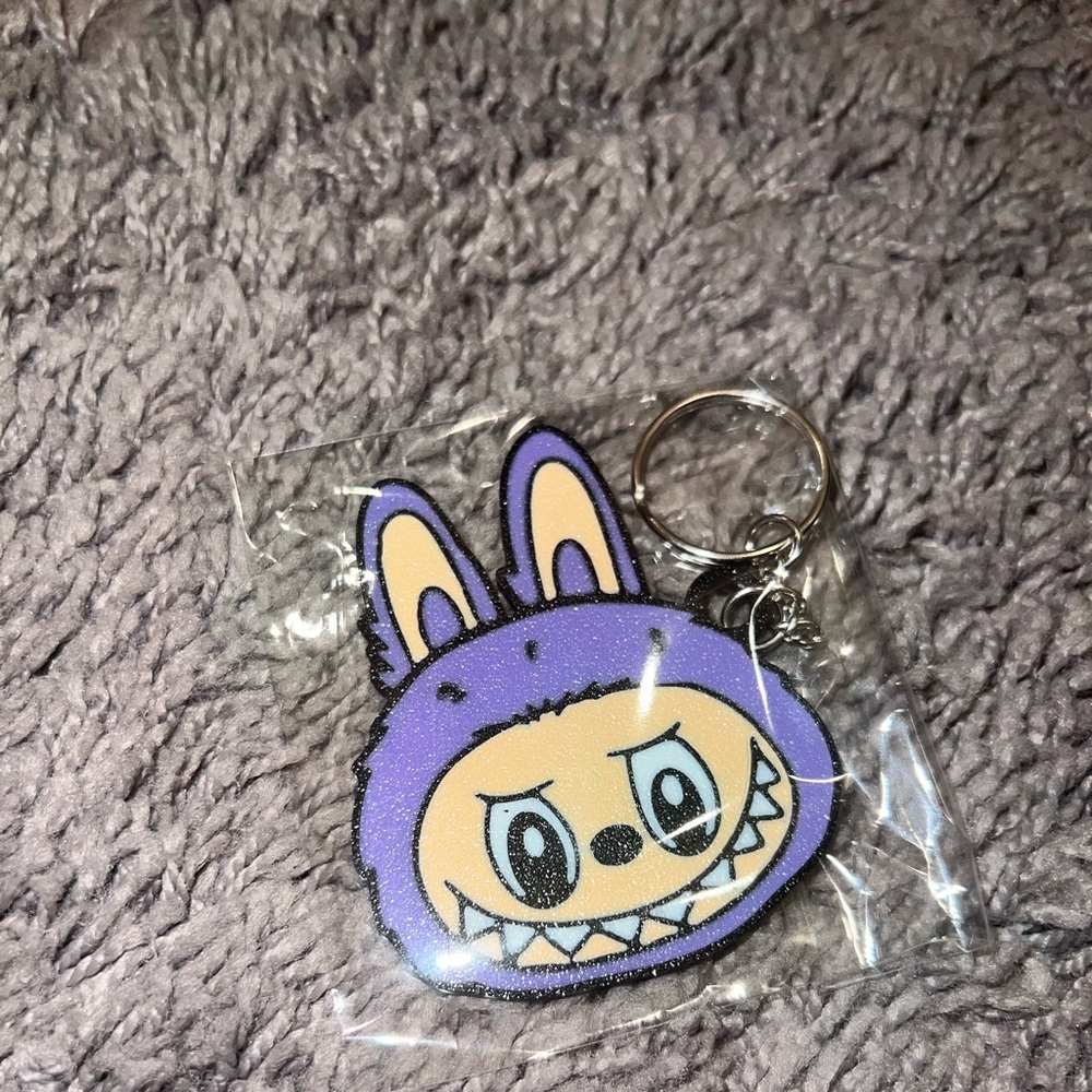 Handmade labubu keychain